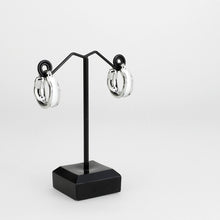 Load image into Gallery viewer, 3W1737 - Imitation Rhodium Brass Earring with Epoxy in No Stone