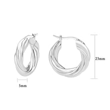 Load image into Gallery viewer, 3W1743 - Imitation Rhodium Brass Earring with NoStone in No Stone