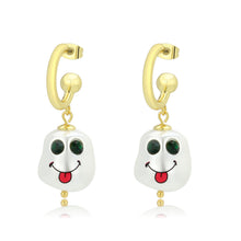 Load image into Gallery viewer, 3W1757G - Flash Gold Brass Earring with Synthetic in MultiColor