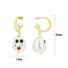 Load image into Gallery viewer, 3W1757G - Flash Gold Brass Earring with Synthetic in MultiColor