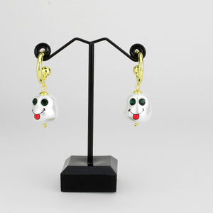 3W1757G - Flash Gold Brass Earring with Synthetic in MultiColor