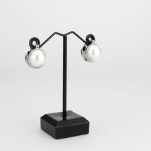 Load image into Gallery viewer, 3W1764 - Imitation Rhodium Brass Earring with Synthetic in White