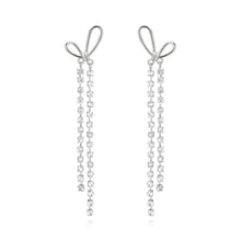 Load image into Gallery viewer, 3W1768 - Imitation Rhodium Brass Earring with Top Grade Crystal in Clear