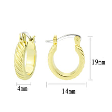 Load image into Gallery viewer, 3W1745G - Flash Gold Brass Earring with NoStone in No Stone