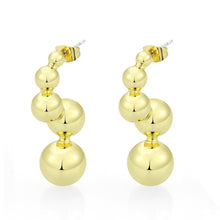 Load image into Gallery viewer, 3W1752G - Flash Gold Brass Earring with NoStone in No Stone