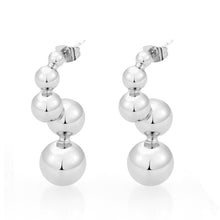 Load image into Gallery viewer, 3W1752 - Imitation Rhodium Brass Earring with NoStone in No Stone