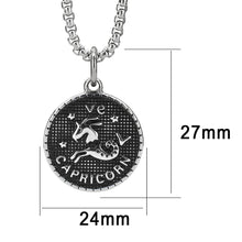 Load image into Gallery viewer, TK3929 - High polished (no plating) Stainless Steel Chain Pendant with NoStone in No Stone