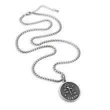 Load image into Gallery viewer, TK3930 - High polished (no plating) Stainless Steel Chain Pendant with NoStone in No Stone