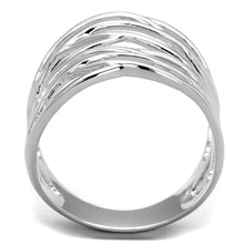 Load image into Gallery viewer, 3W1065 - Rhodium Brass Ring with No Stone