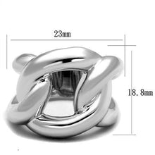 Load image into Gallery viewer, 3W1074 - Rhodium Brass Ring with No Stone