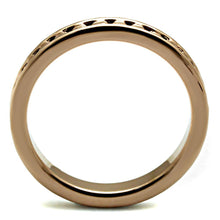 Load image into Gallery viewer, 3W1139 - IP Rose Gold(Ion Plating) Brass Ring with AAA Grade CZ  in Metallic Light Gold