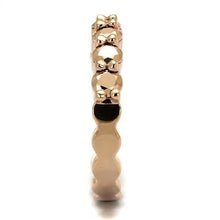 Load image into Gallery viewer, 3W1195 - IP Rose Gold(Ion Plating) Brass Ring with AAA Grade CZ  in Metallic Light Gold