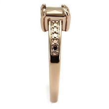 Load image into Gallery viewer, 3W1197 - IP Rose Gold(Ion Plating) Brass Ring with AAA Grade CZ  in Metallic Light Gold