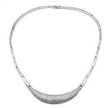Load image into Gallery viewer, 3W1245 - Rhodium Brass Jewelry Sets with AAA Grade CZ  in Clear