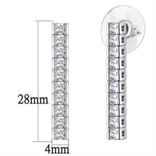 Load image into Gallery viewer, 3W1316 - Rhodium Brass Jewelry Sets with AAA Grade CZ  in Clear