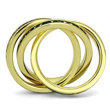 Load image into Gallery viewer, 3W1329 - Gold Brass Ring with Synthetic Synthetic Glass in Montana