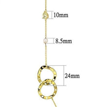Load image into Gallery viewer, 3W1335 - Gold Brass Necklace with AAA Grade CZ  in Citrine Yellow