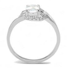 Load image into Gallery viewer, 3W1388 - Rhodium 925 Sterling Silver Ring with AAA Grade CZ  in Clear