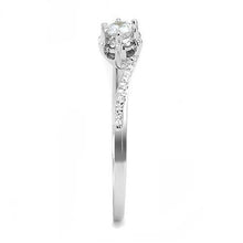 Load image into Gallery viewer, 3W1392 - Rhodium 925 Sterling Silver Ring with AAA Grade CZ  in Clear