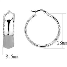 Load image into Gallery viewer, 3W1398 - Rhodium Brass Earrings with No Stone