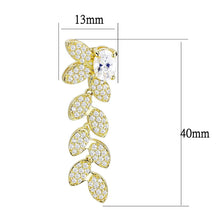 Load image into Gallery viewer, 3W1425 - Gold Brass Jewelry Sets with AAA Grade CZ  in Clear