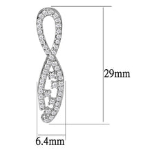 Load image into Gallery viewer, 3W1432 - Rhodium Brass Jewelry Sets with AAA Grade CZ  in Clear