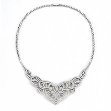 Load image into Gallery viewer, 3W1433 - Rhodium Brass Jewelry Sets with AAA Grade CZ  in Clear