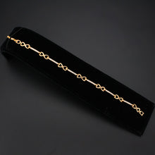 Load image into Gallery viewer, 3W1630 - Flash Rose Gold Brass Bracelet with AAA Grade CZ in Clear