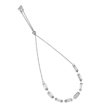 Load image into Gallery viewer, 3W1658 - Rhodium Brass Bracelet with AAA Grade CZ in Clear