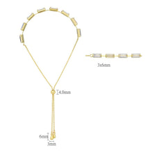 Load image into Gallery viewer, 3W1659 - Gold Brass Bracelet with AAA Grade CZ in Clear