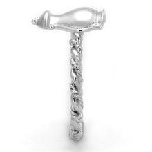 Load image into Gallery viewer, 3W607 - Rhodium Brass Ring with No Stone