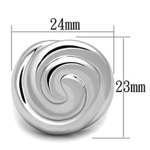 Load image into Gallery viewer, 3W723 - Rhodium Brass Ring with No Stone