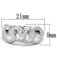 Load image into Gallery viewer, 3W783 - Rhodium Brass Ring with No Stone