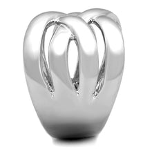 Load image into Gallery viewer, 3W784 - Rhodium Brass Ring with No Stone