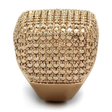 Load image into Gallery viewer, 3W934 - IP Rose Gold(Ion Plating) Brass Ring with AAA Grade CZ  in Metallic Light Gold