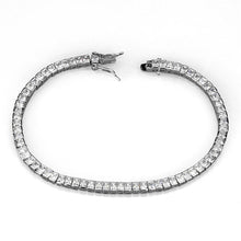 Load image into Gallery viewer, 3W938 - Rhodium Brass Jewelry Sets with AAA Grade CZ  in Clear