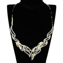Load image into Gallery viewer, 3W941 - Gold+Rhodium Brass Jewelry Sets with AAA Grade CZ  in Clear