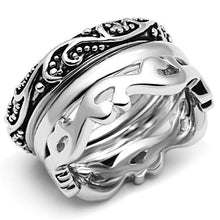 Load image into Gallery viewer, 3W048 - Rhodium Brass Ring with No Stone
