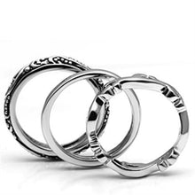 Load image into Gallery viewer, 3W048 - Rhodium Brass Ring with No Stone