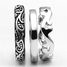 Load image into Gallery viewer, 3W048 - Rhodium Brass Ring with No Stone