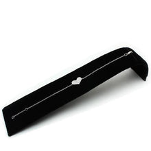 Load image into Gallery viewer, 3W067 - Rhodium Brass Bracelet with AAA Grade CZ  in Clear