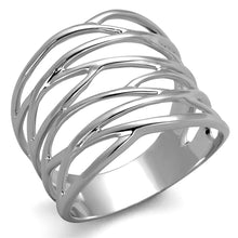 Load image into Gallery viewer, 3W1065 - Rhodium Brass Ring with No Stone