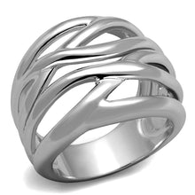 Load image into Gallery viewer, 3W1067 - Rhodium Brass Ring with No Stone
