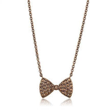 Load image into Gallery viewer, 3W1132 - IP Coffee light Brass Chain Pendant with AAA Grade CZ  in Light Coffee