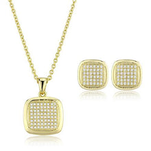 Load image into Gallery viewer, 3W1269 - Gold Brass Jewelry Sets with AAA Grade CZ  in Clear