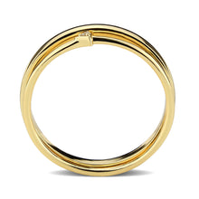 Load image into Gallery viewer, 3W1624 - Flash Gold Brass Ring with AAA Grade CZ in Clear