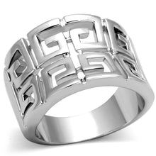Load image into Gallery viewer, 3W329 - Rhodium Brass Ring with No Stone