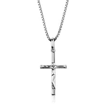 Load image into Gallery viewer, 3W847 - Rhodium Brass Chain Pendant with No Stone