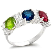 Load image into Gallery viewer, Fox Cocktail Ring - 925 Sterling Silver, AAA CZ , Multi Color - 40604