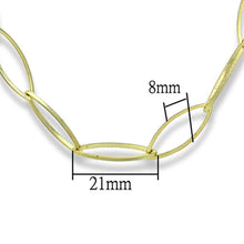 Load image into Gallery viewer, LO3721 - Gold & Brush Brass Necklace with No Stone
